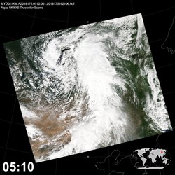 Level 1B Image at: 0510 UTC