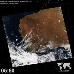 Level 1B Image at: 0550 UTC