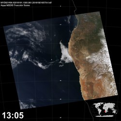 Level 1B Image at: 1305 UTC