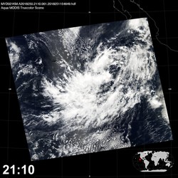 Level 1B Image at: 2110 UTC