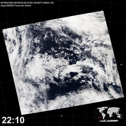 Level 1B Image at: 2210 UTC