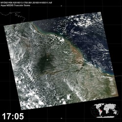 Level 1B Image at: 1705 UTC