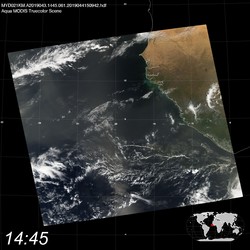 Level 1B Image at: 1445 UTC