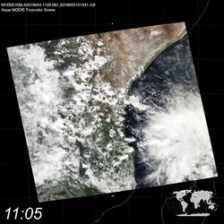 Level 1B Image at: 1105 UTC