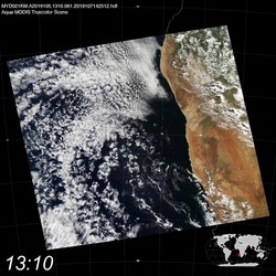 Level 1B Image at: 1310 UTC