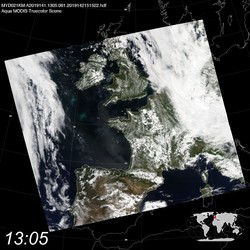 Level 1B Image at: 1305 UTC