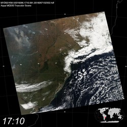 Level 1B Image at: 1710 UTC