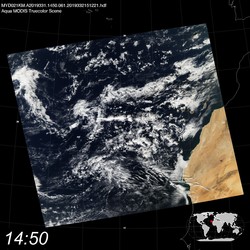 Level 1B Image at: 1450 UTC