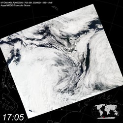 Level 1B Image at: 1705 UTC