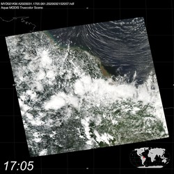 Level 1B Image at: 1705 UTC