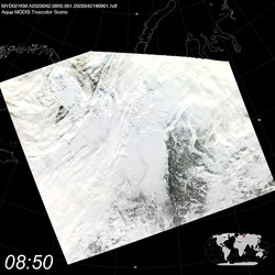 Level 1B Image at: 0850 UTC