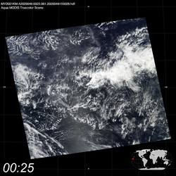 Level 1B Image at: 0025 UTC