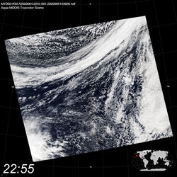 Level 1B Image at: 2255 UTC