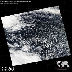 Level 1B Image at: 1450 UTC