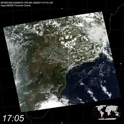 Level 1B Image at: 1705 UTC