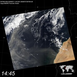 Level 1B Image at: 1445 UTC