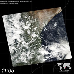 Level 1B Image at: 1105 UTC