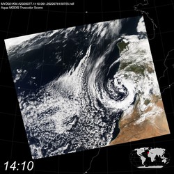 Level 1B Image at: 1410 UTC