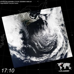 Level 1B Image at: 1710 UTC