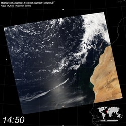 Level 1B Image at: 1450 UTC