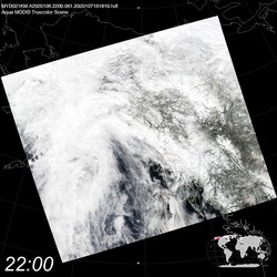 Level 1B Image at: 2200 UTC