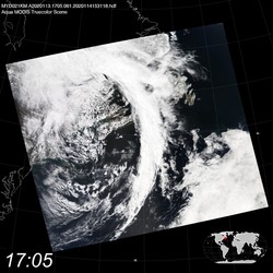 Level 1B Image at: 1705 UTC