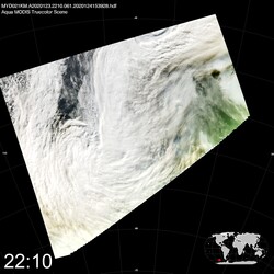 Level 1B Image at: 2210 UTC