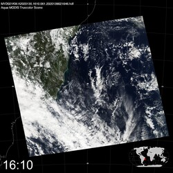 Level 1B Image at: 1610 UTC