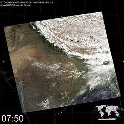 Level 1B Image at: 0750 UTC