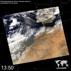 Level 1B Image at: 1350 UTC