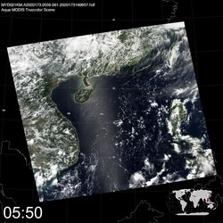 Level 1B Image at: 0550 UTC