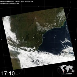 Level 1B Image at: 1710 UTC