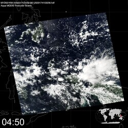 Level 1B Image at: 0450 UTC