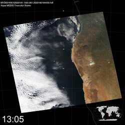 Level 1B Image at: 1305 UTC