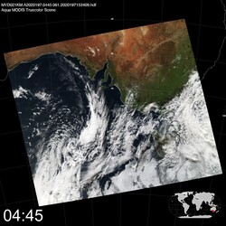 Level 1B Image at: 0445 UTC