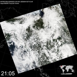 Level 1B Image at: 2105 UTC