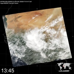 Level 1B Image at: 1345 UTC