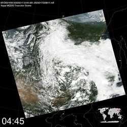 Level 1B Image at: 0445 UTC