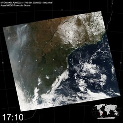 Level 1B Image at: 1710 UTC