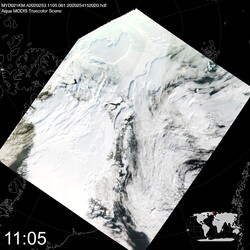 Level 1B Image at: 1105 UTC