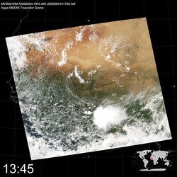 Level 1B Image at: 1345 UTC