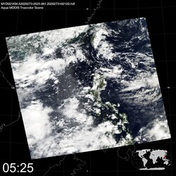 Level 1B Image at: 0525 UTC