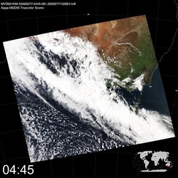 Level 1B Image at: 0445 UTC