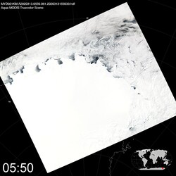 Level 1B Image at: 0550 UTC