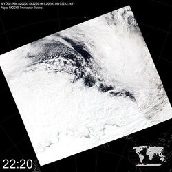 Level 1B Image at: 2220 UTC