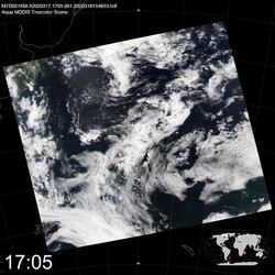 Level 1B Image at: 1705 UTC