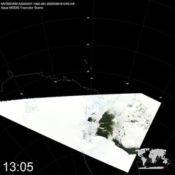 Level 1B Image at: 1305 UTC