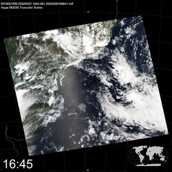 Level 1B Image at: 1645 UTC