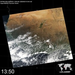 Level 1B Image at: 1350 UTC