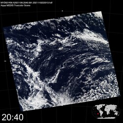 Level 1B Image at: 2040 UTC